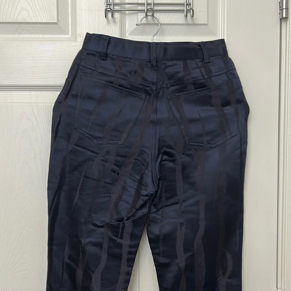 ! Valentino Jeans Silk navy blue pants size 27 - Picture 10 of 10